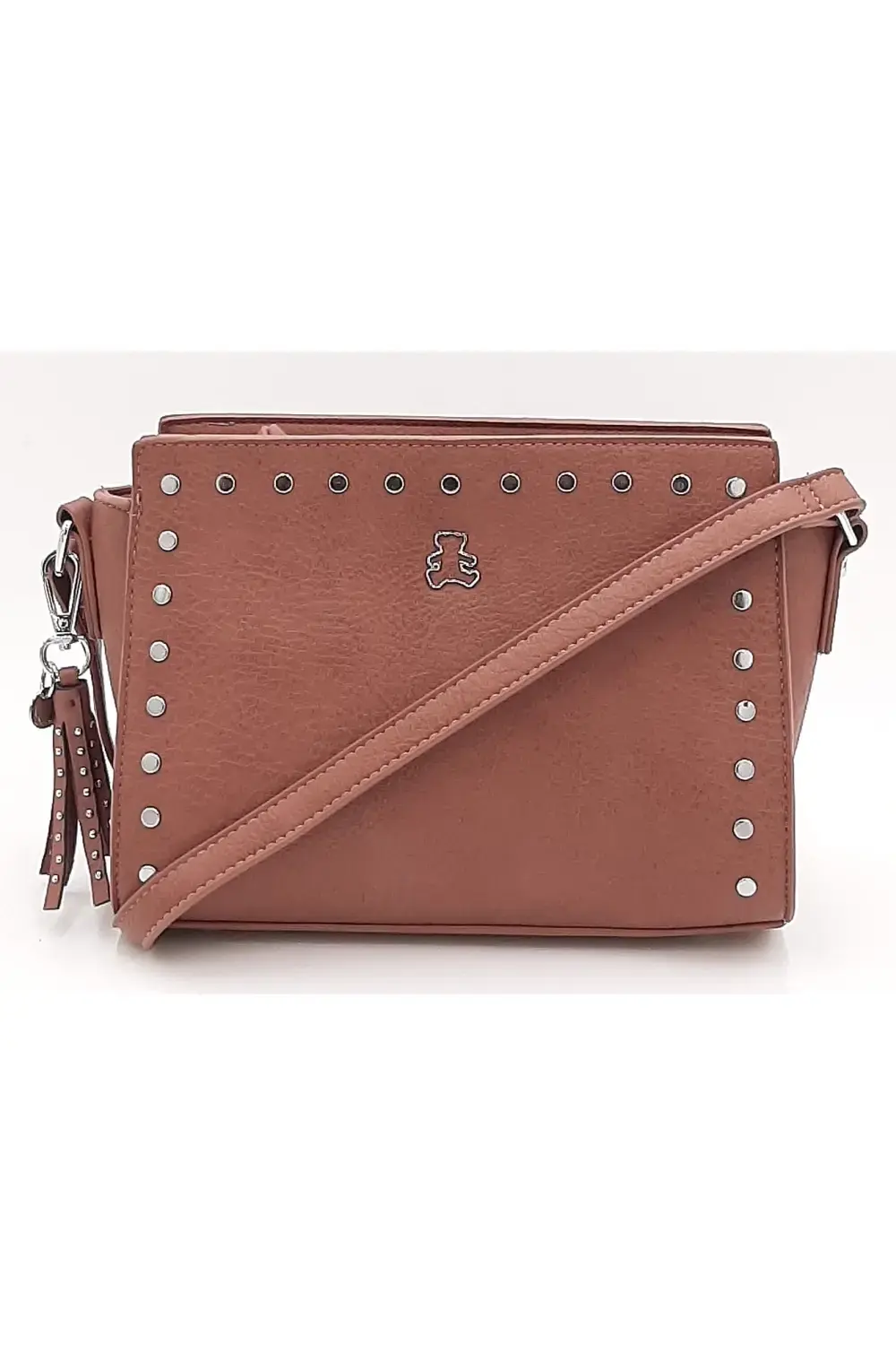 Módní růžová dámská malá kabelka NYRHE