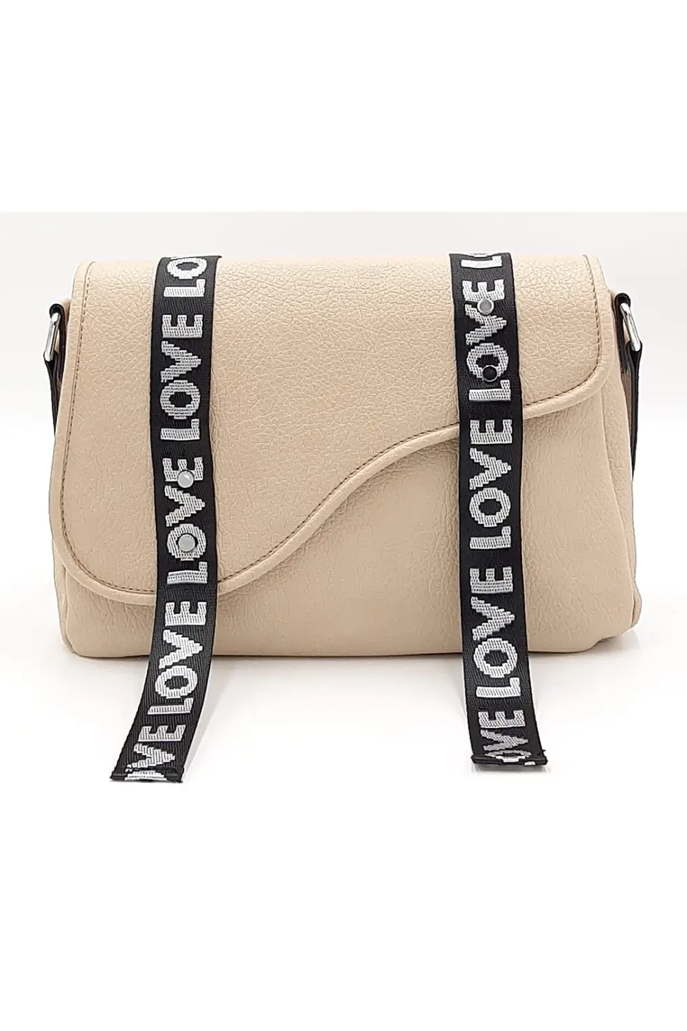 Moderní béžová dámská malá kabelka RCY9U