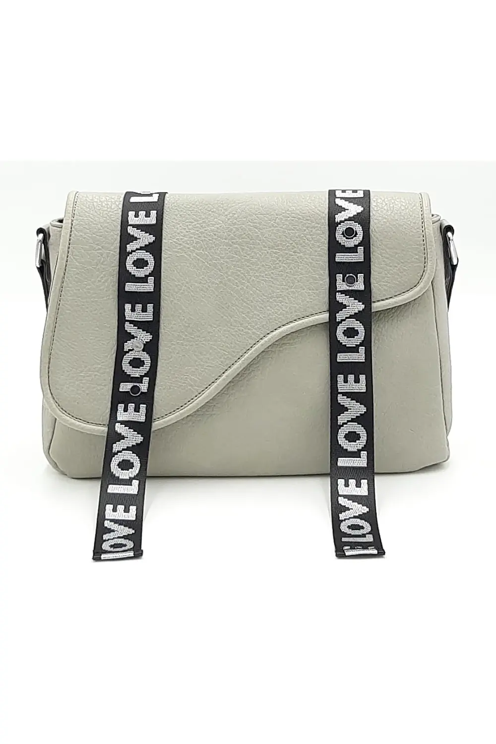 Módní dámská malá kabelka šedá NUCGO