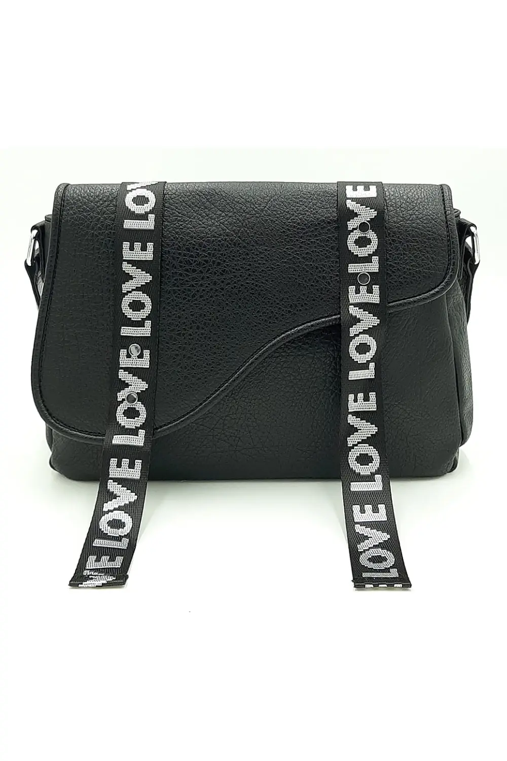 Komfortní černá dámská malá kabelka FTFCU