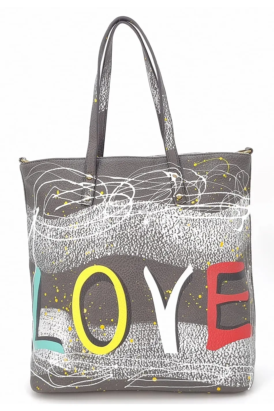 Moderní dámská kabelka šedá PN8XE