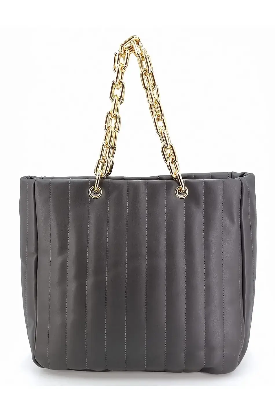 Moderní šedá dámská shopperka 9BUSK