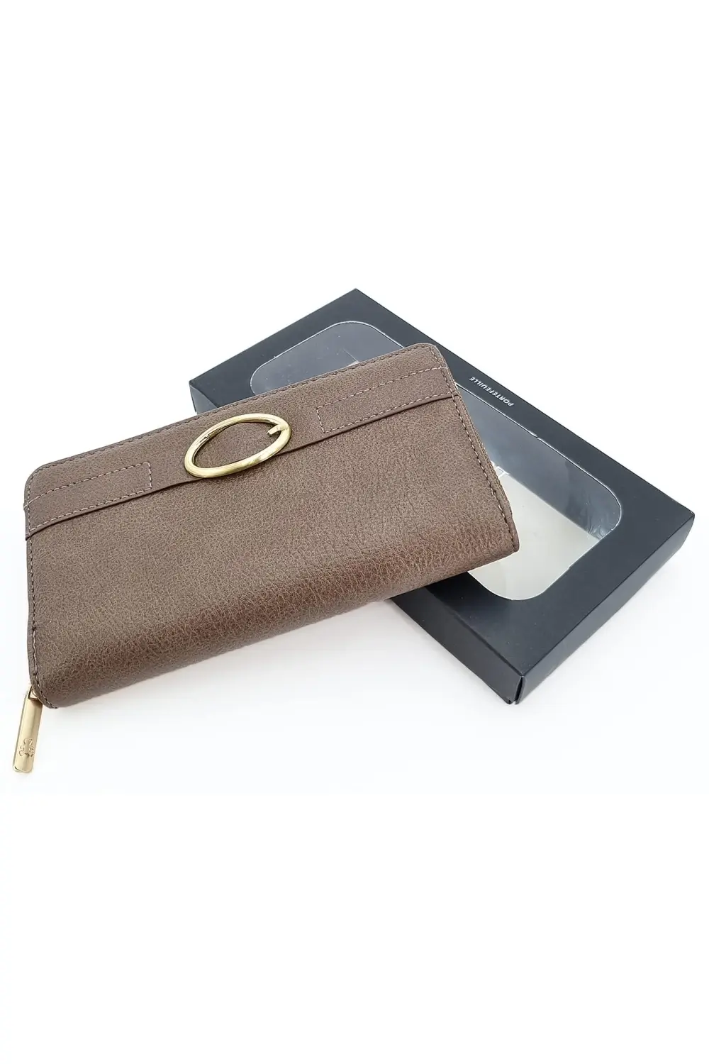 Moderní hnědá dámská peněženka QH7F1