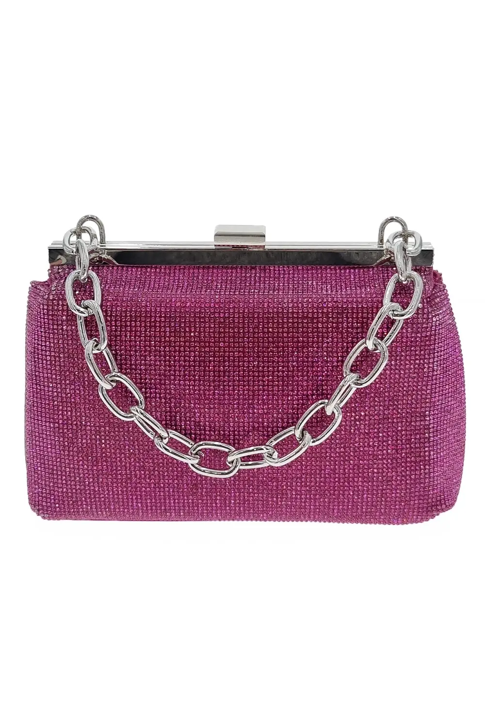 Exkluzívní dámská slavnostní kabelka růžová 4DKSB