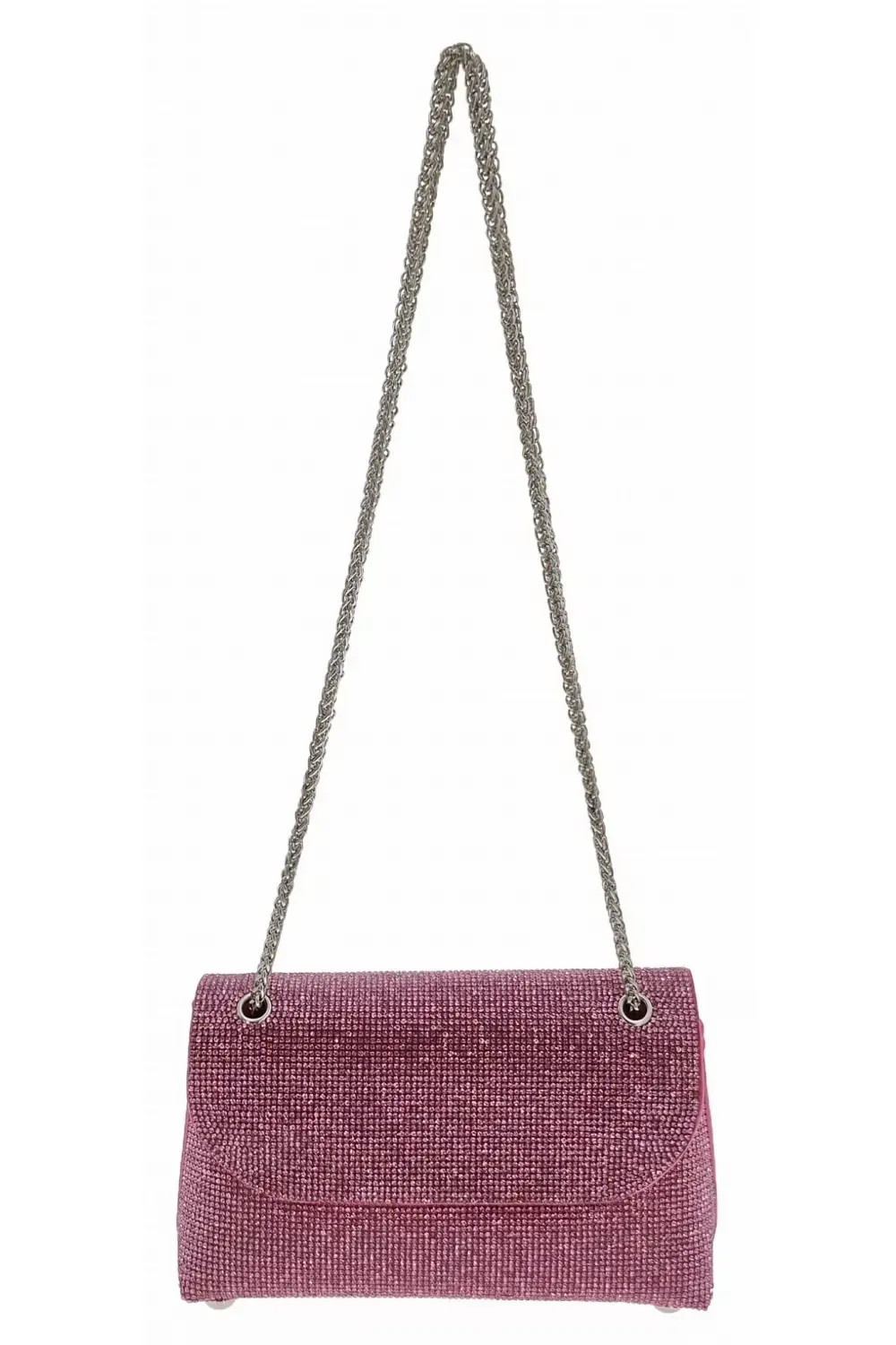 Exkluzívní růžová dámská slavnostní kabelka OG1OC