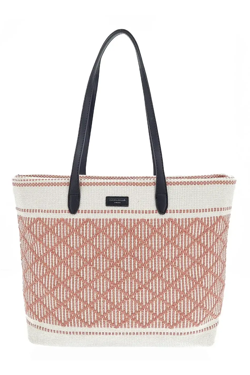 Trendy dámská shopperka růžová TA75Q