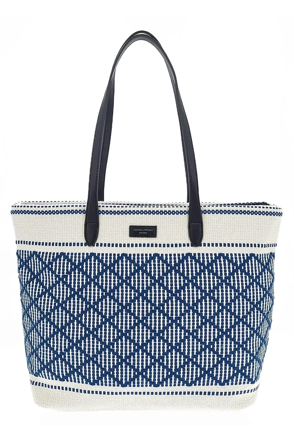 Komfortní světle modrá dámská shopperka 6TW54