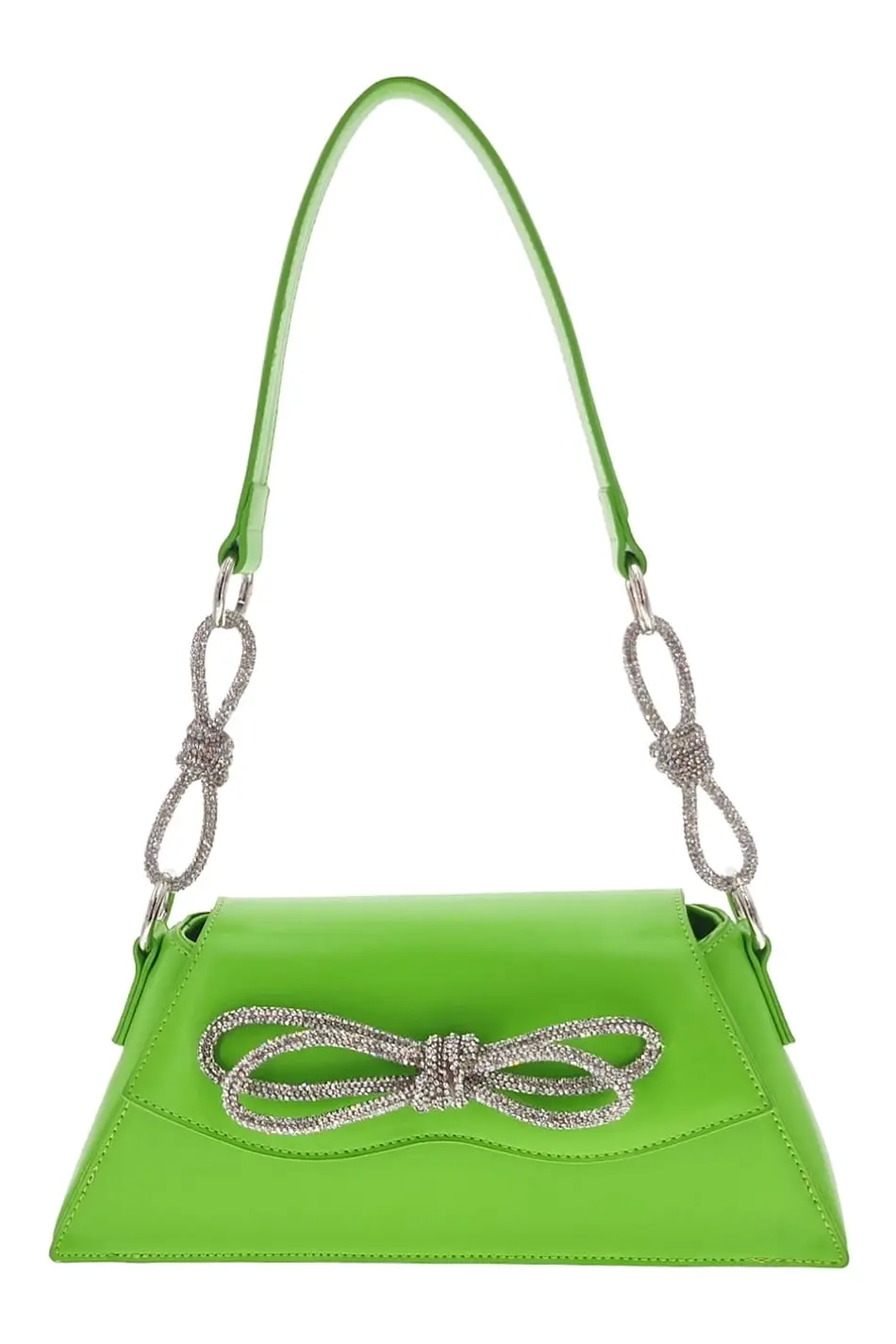 Trendy dámská slavnostní kabelka zelená KMLYJ