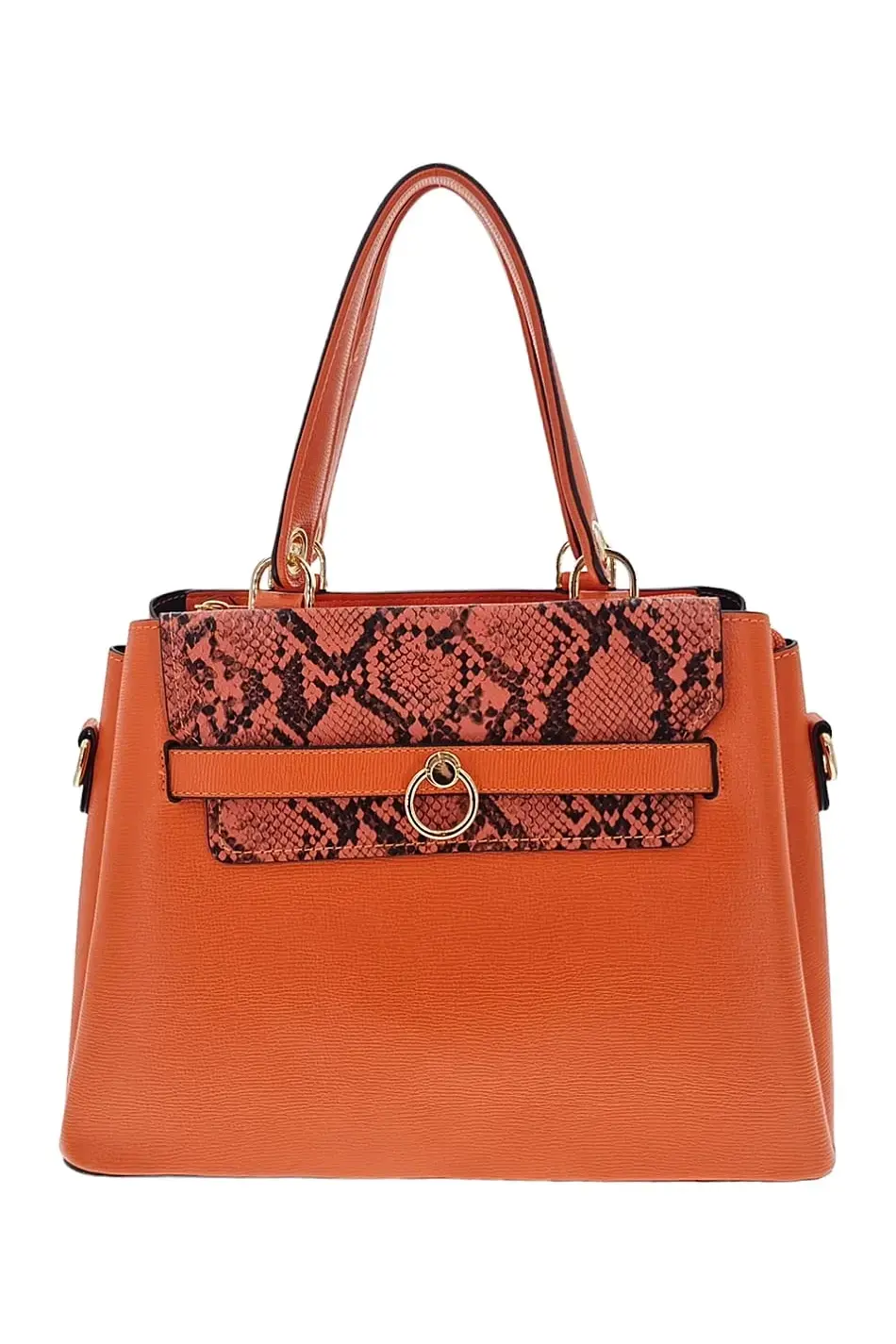 Komfortní dámská kabelka pomerančová H592A