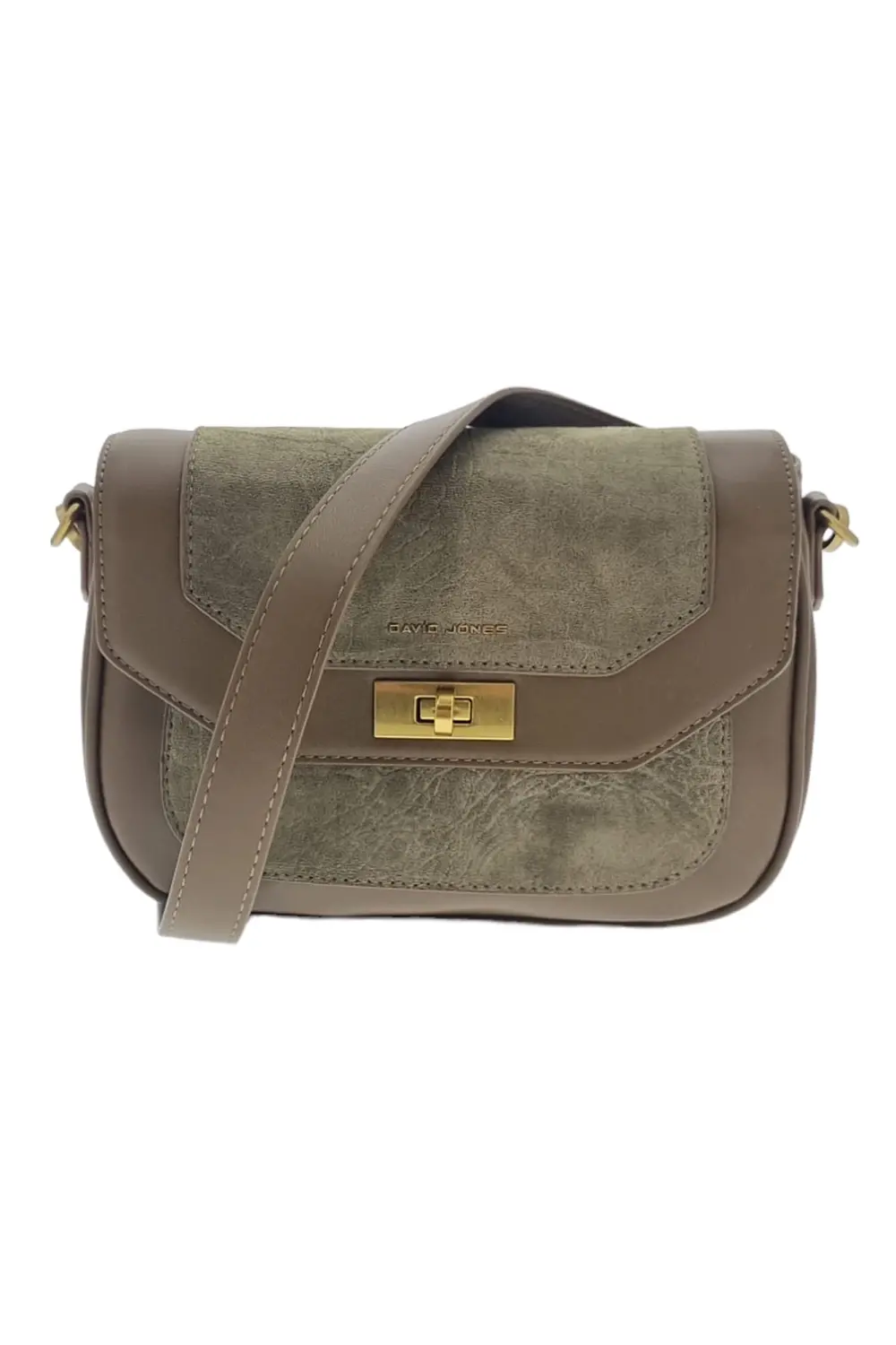 Luxusní khaki dámská malá kabelka X9FSU