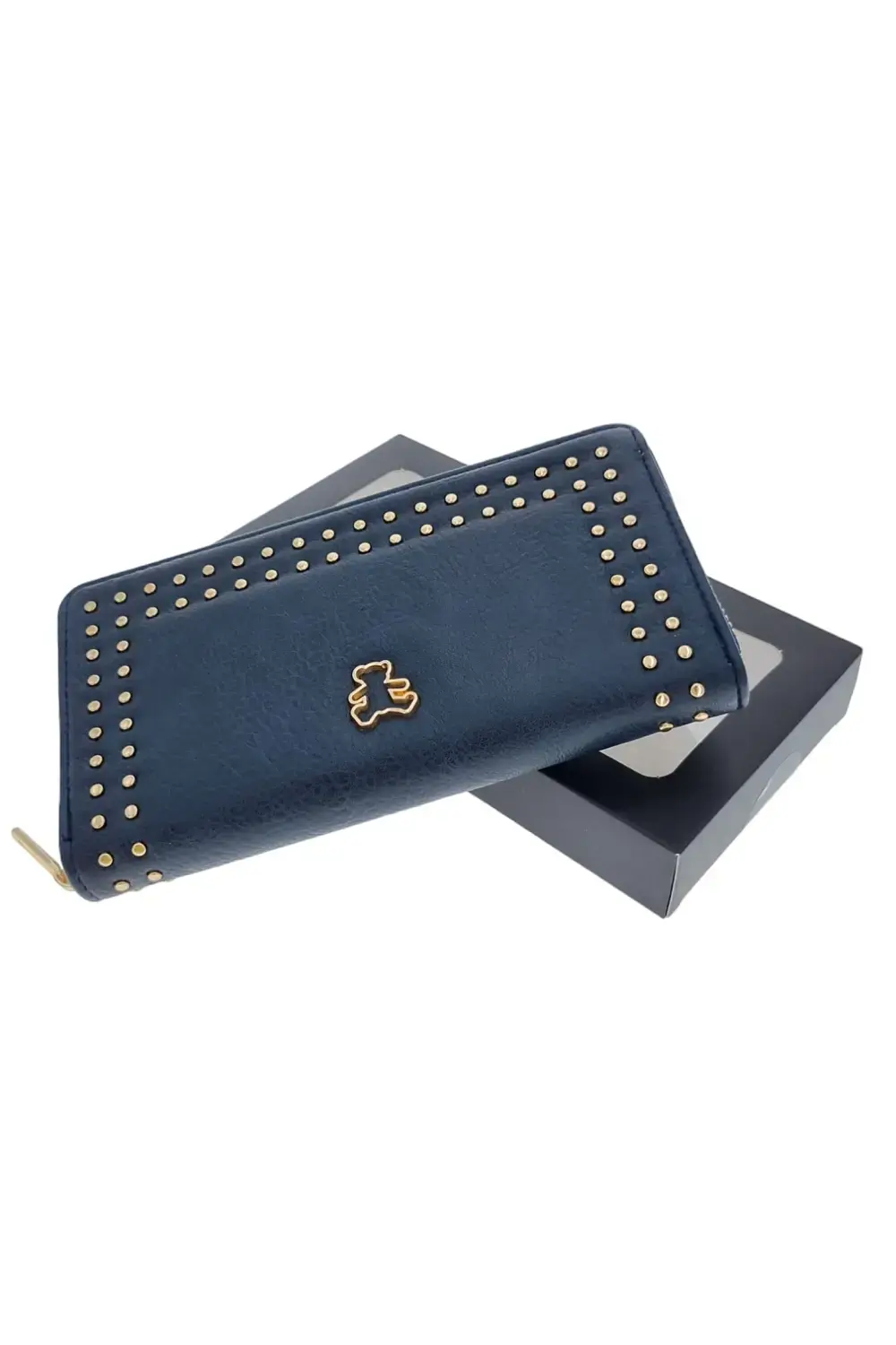 Komfortní tmavě modrá dámská peněženka 7EZEV