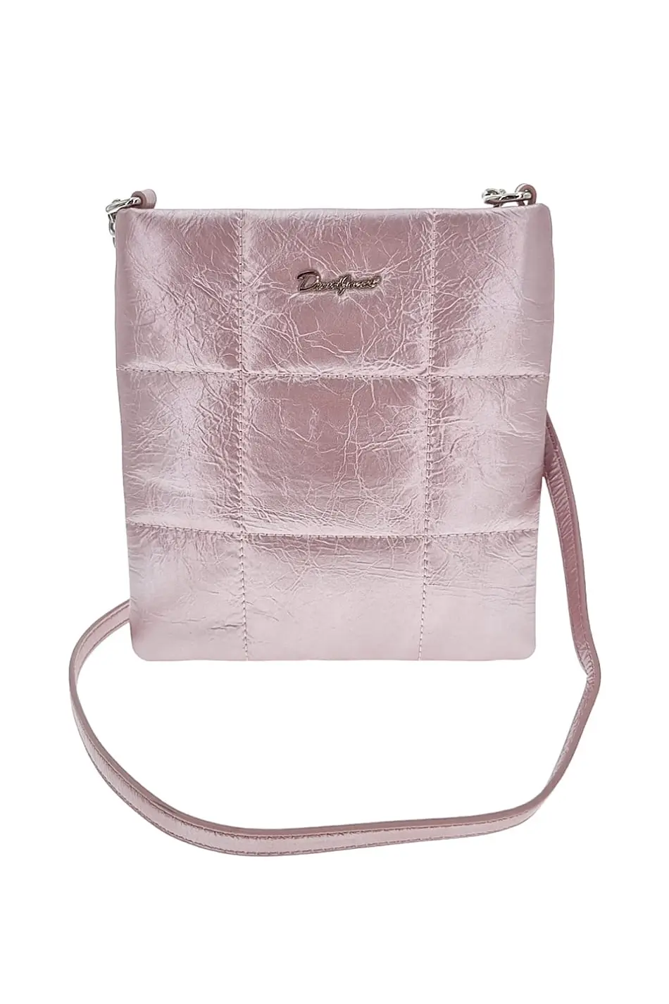 Komfortní dámská malá kabelka růžová B50NK