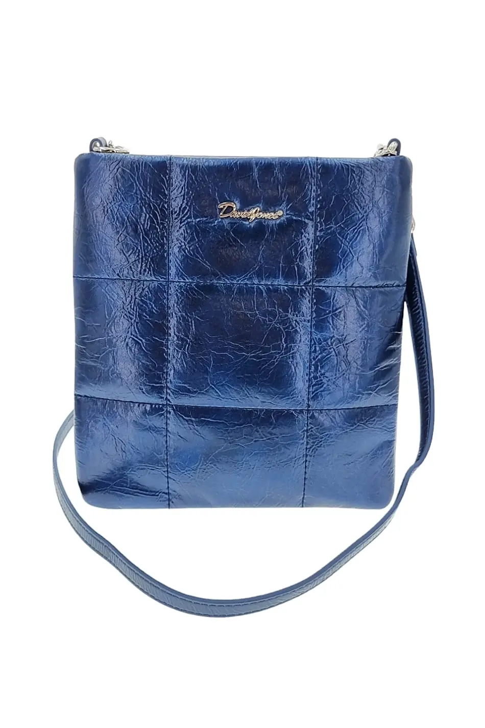 Moderní dámská malá kabelka tmavě modrá 5LOB8