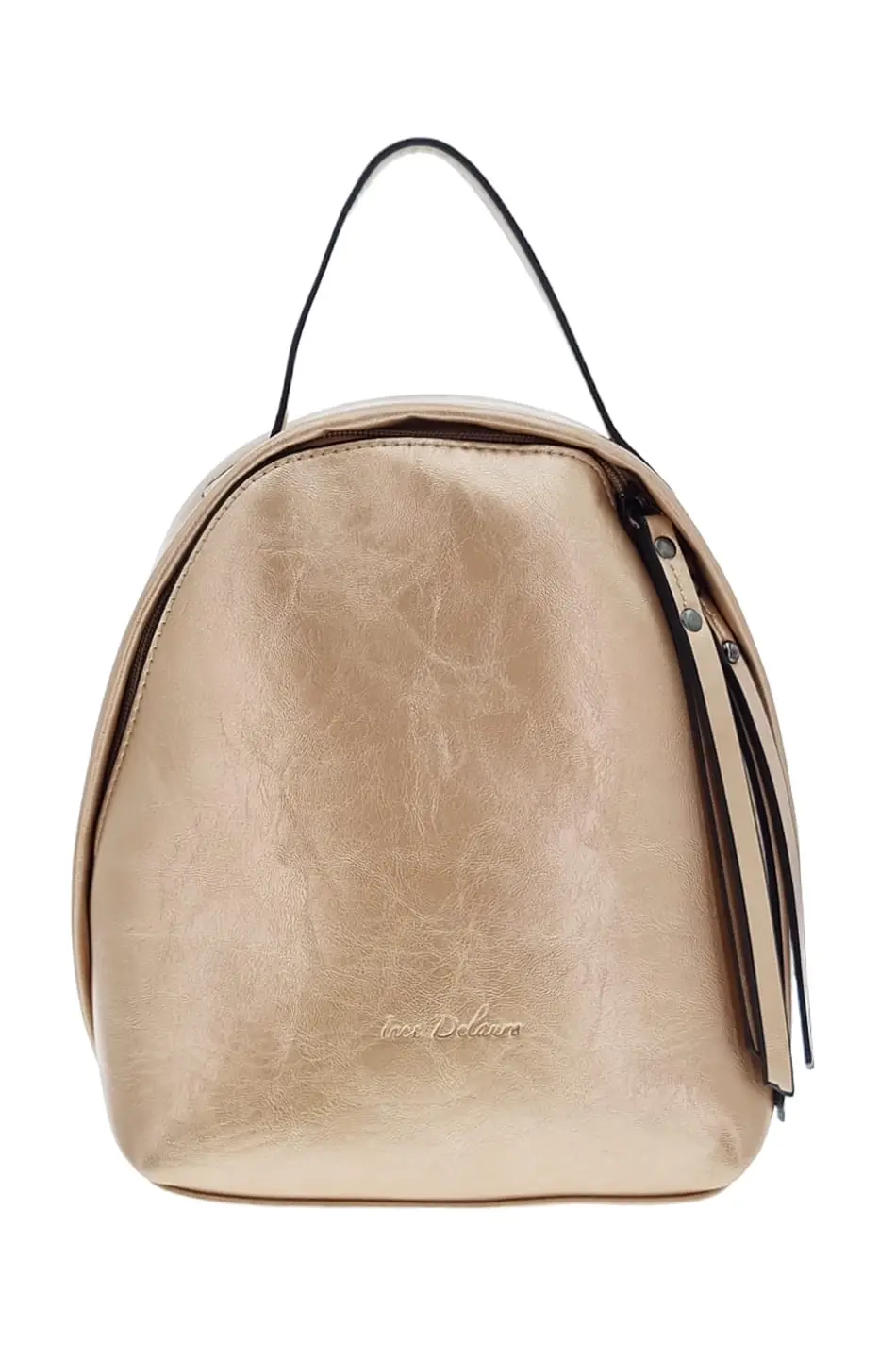 Moderní dámský batoh zlatý DELTH