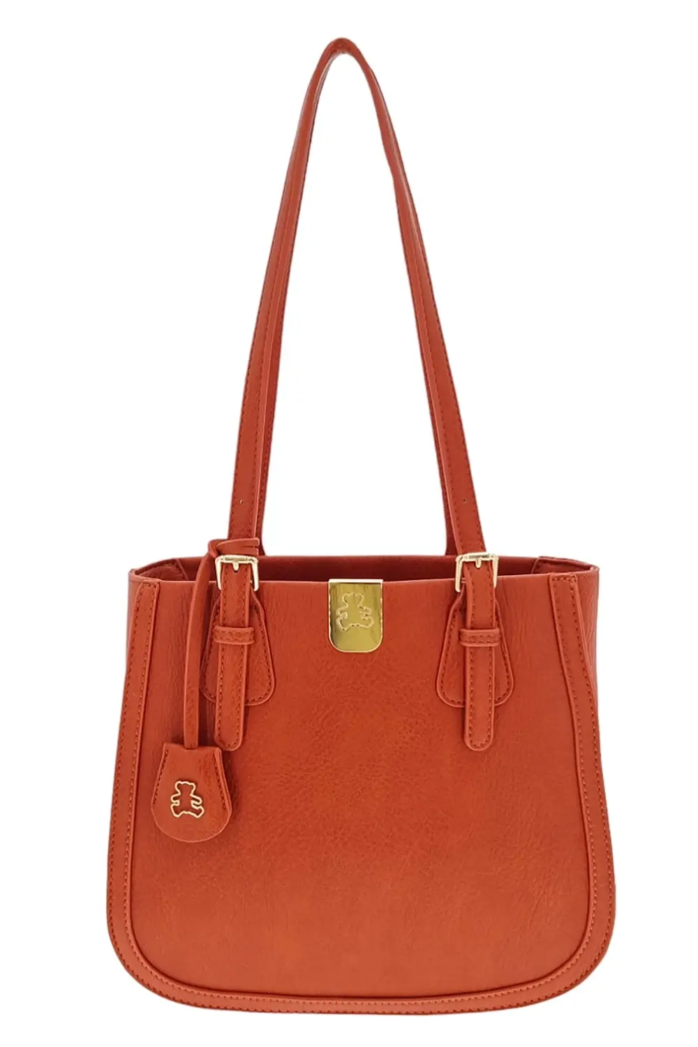 Luxusní dámská kabelka pomerančová Y6PMW