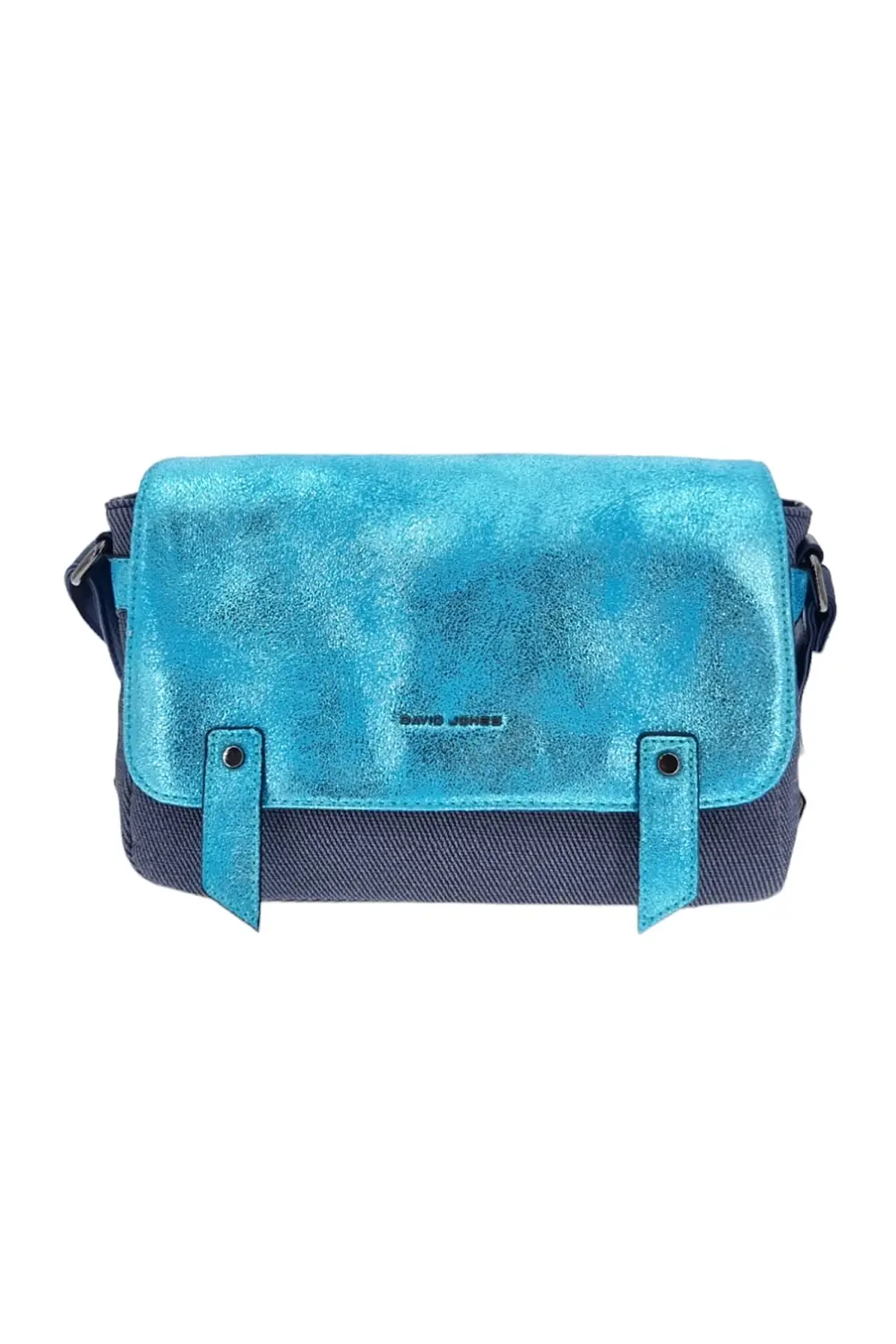 Moderní tyrkysová dámská malá kabelka O18F8