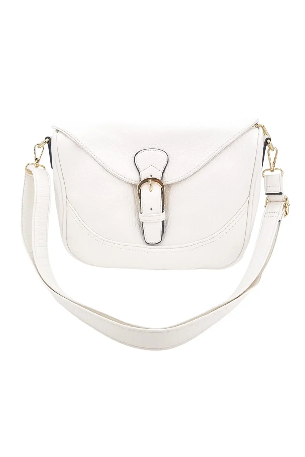 Luxusní bílá dámská malá kabelka 3IUXW