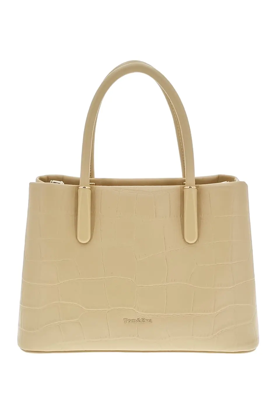 Trendy dámská kabelka béžová B43U0