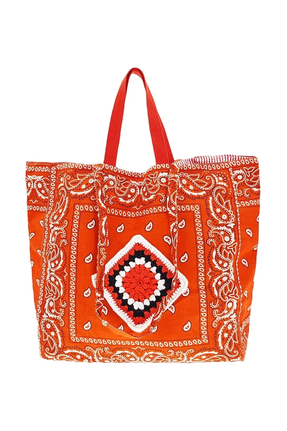 Luxusní pomerančová dámská shopperka 971EX