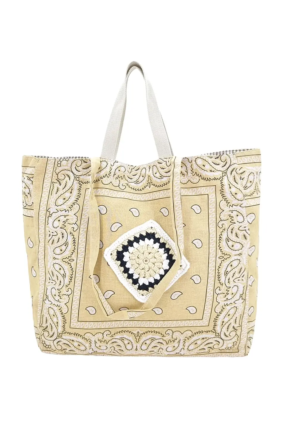 Trendy dámská shopperka béžová C28PN