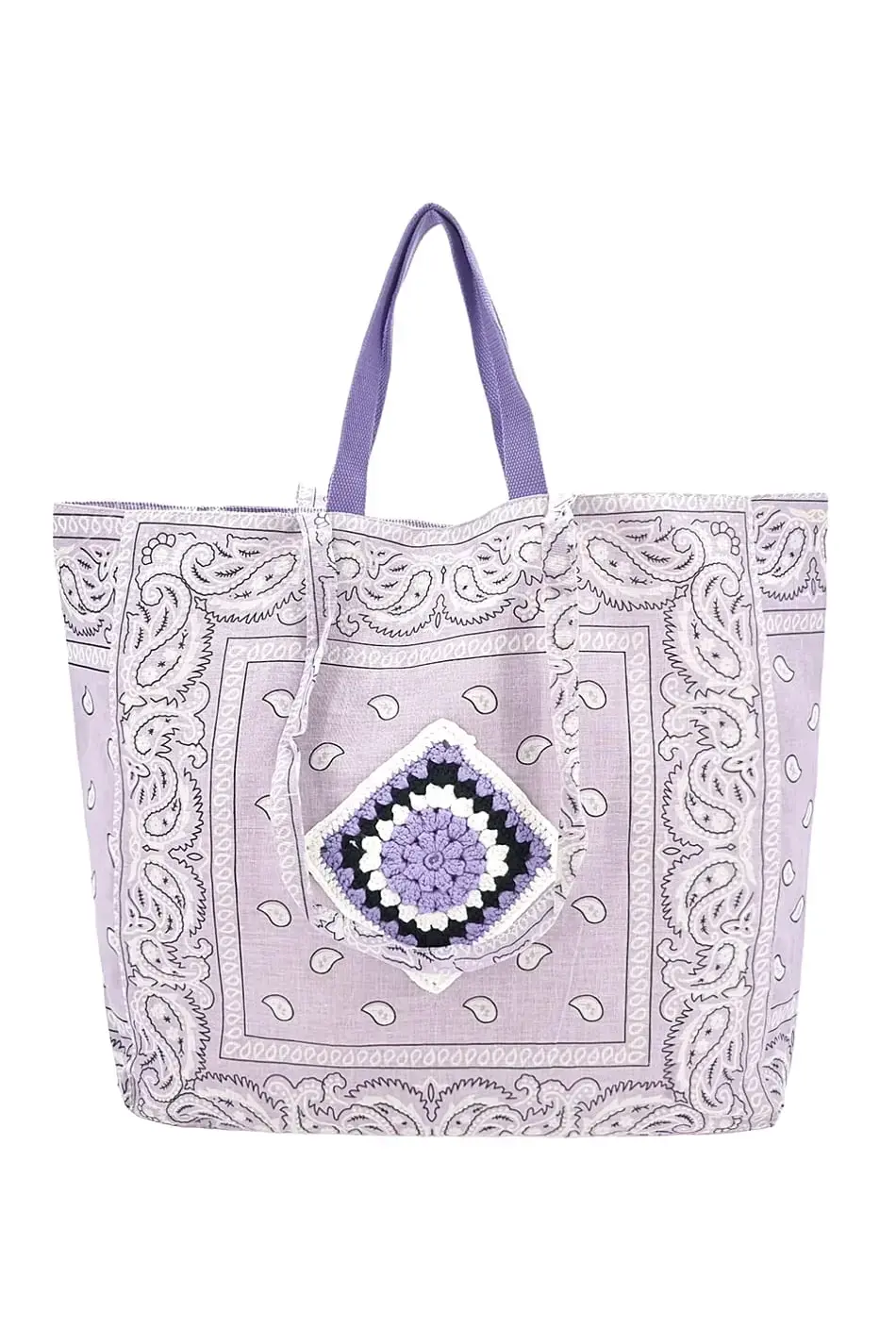 Exkluzívní dámská shopperka fialová U90OX