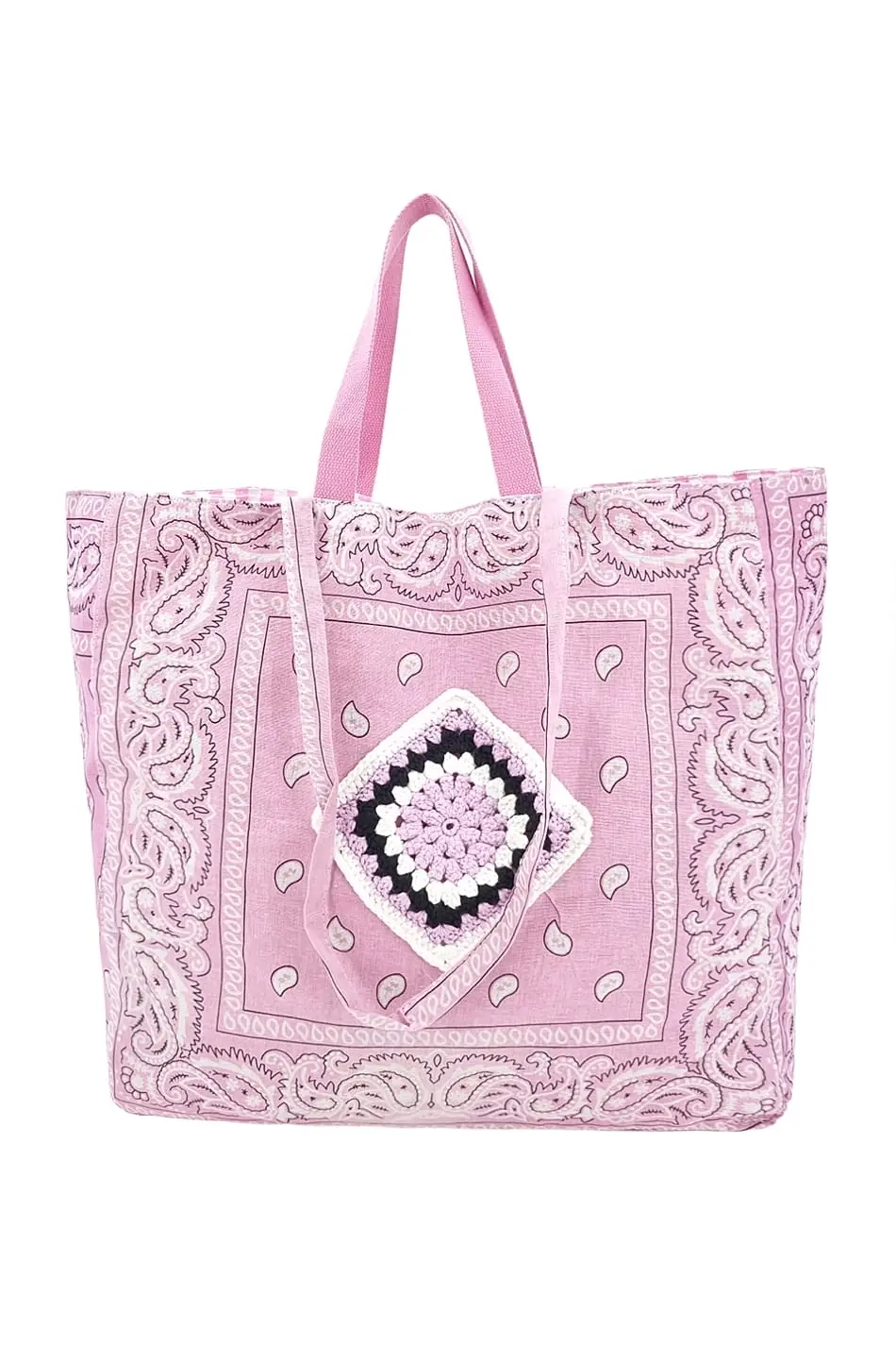 Trendy dámská shopperka růžová R6IGX