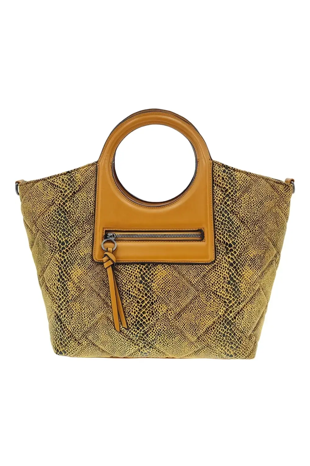 Exkluzívní dámská shopperka žlutá BXWJB