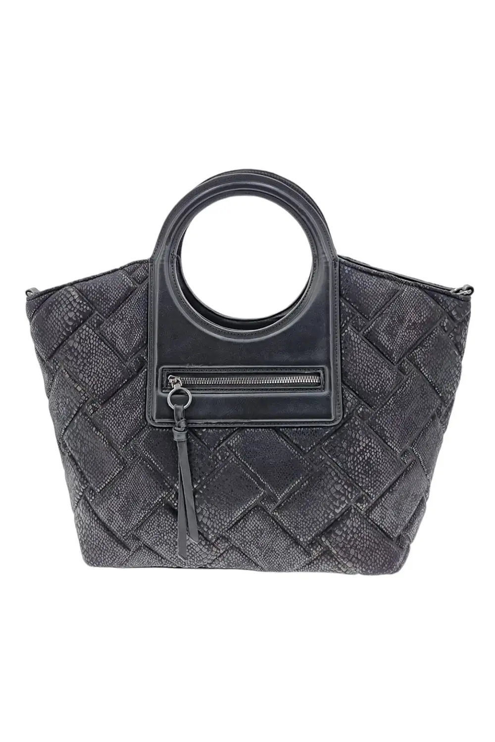 Moderní dámská shopperka černá RTERH