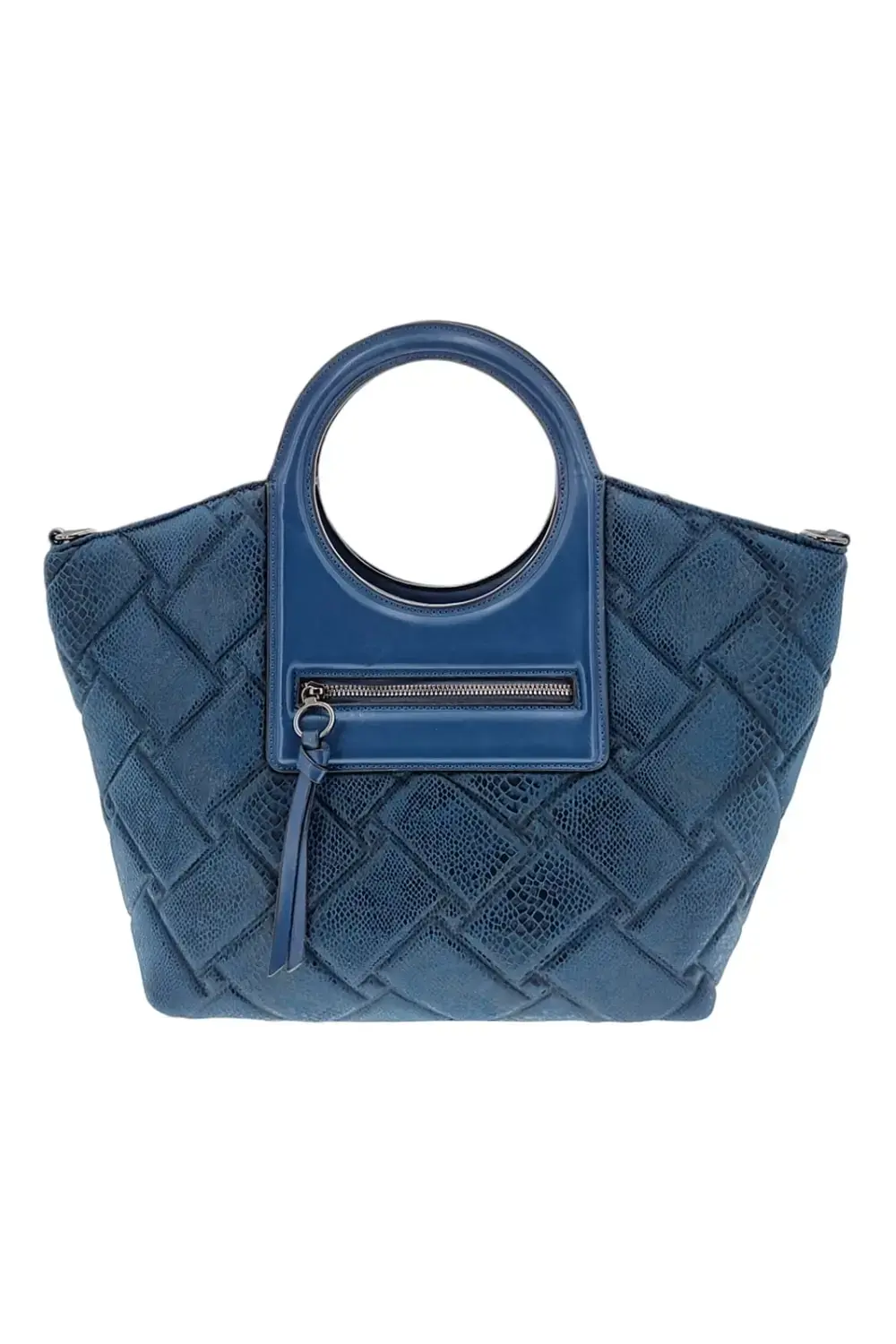 Luxusní dámská shopperka tmavě modrá 2R2NE