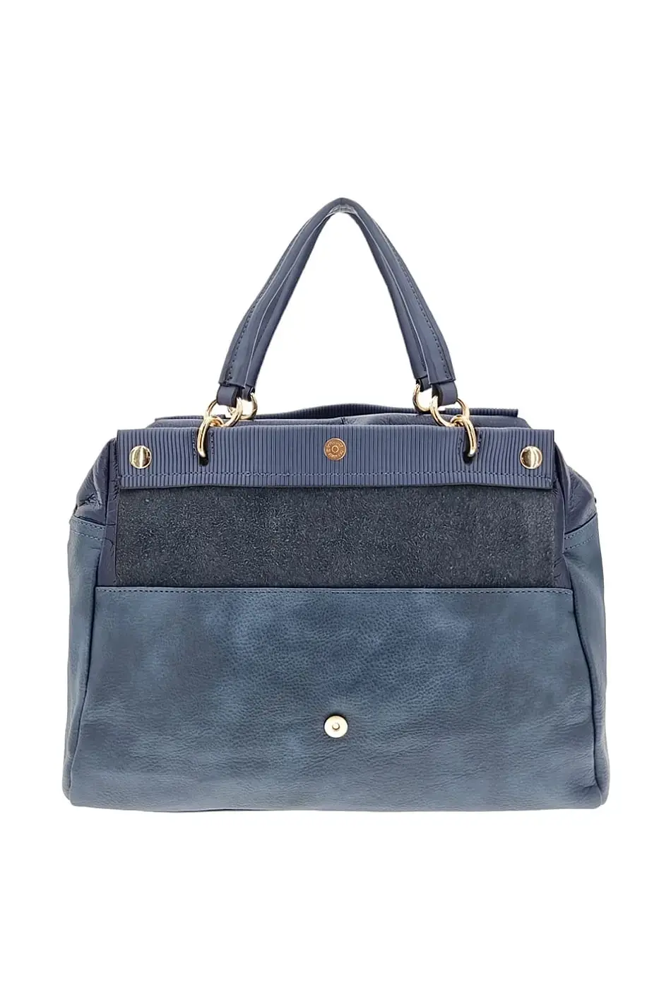 Exkluzívní tmavě modrá dámská kabelka 5Y9XI