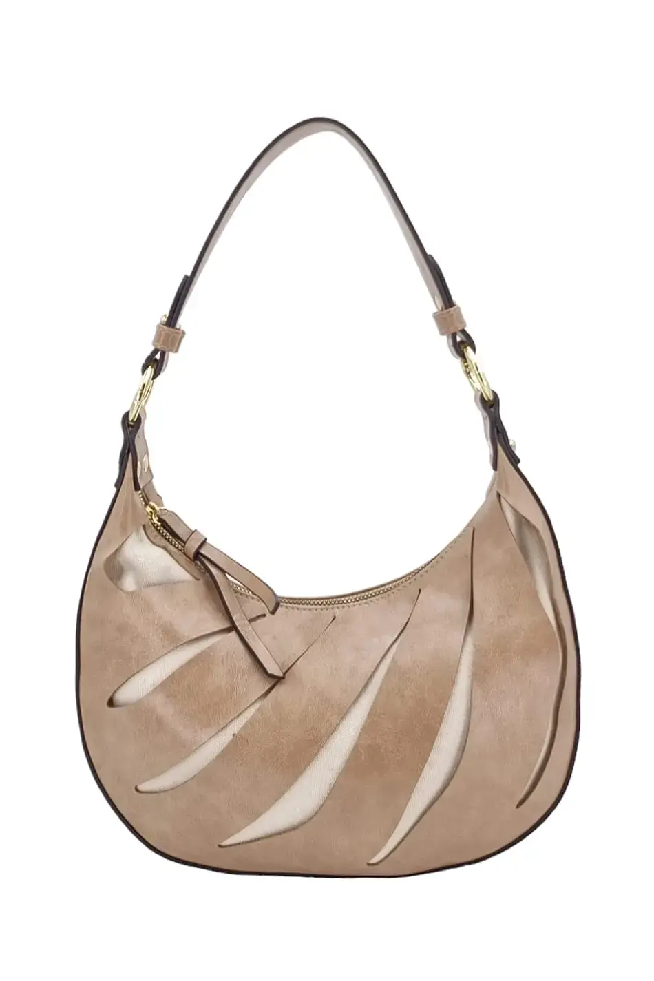 Exkluzívní béžová dámská kabelka BMSIH