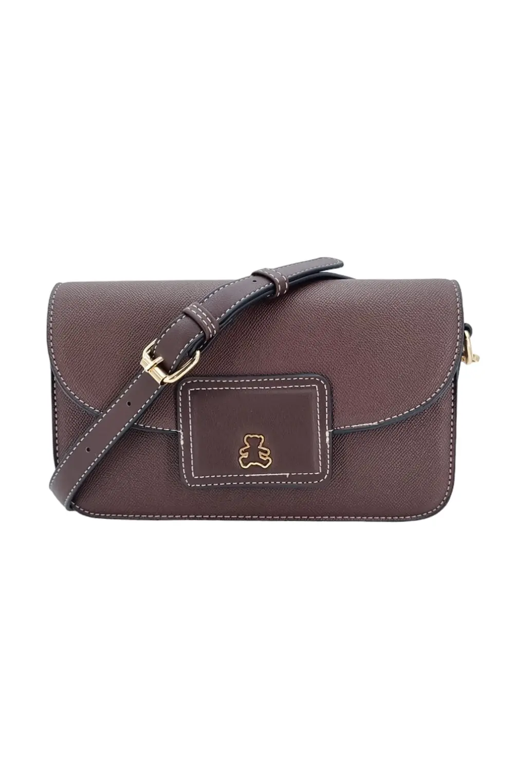 Módní dámská malá kabelka hnědá 53RET