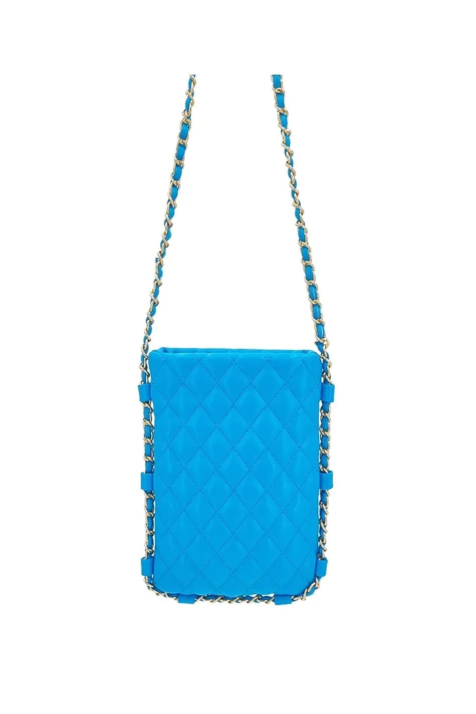 Exkluzívní světle modrá dámská malá kabelka DE8LX