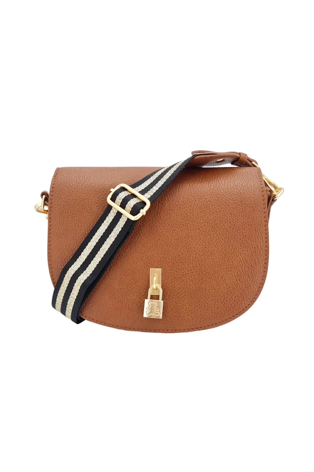 Luxusní dámská malá kabelka hnědá X56B7