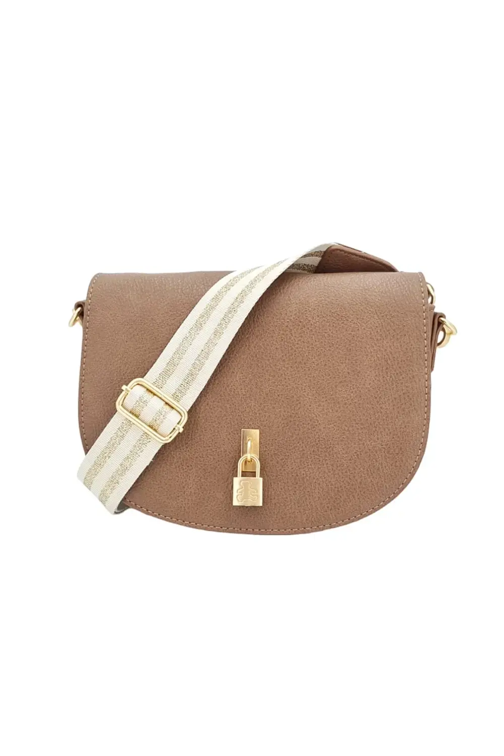 Módní dámská malá kabelka béžová H1TF9