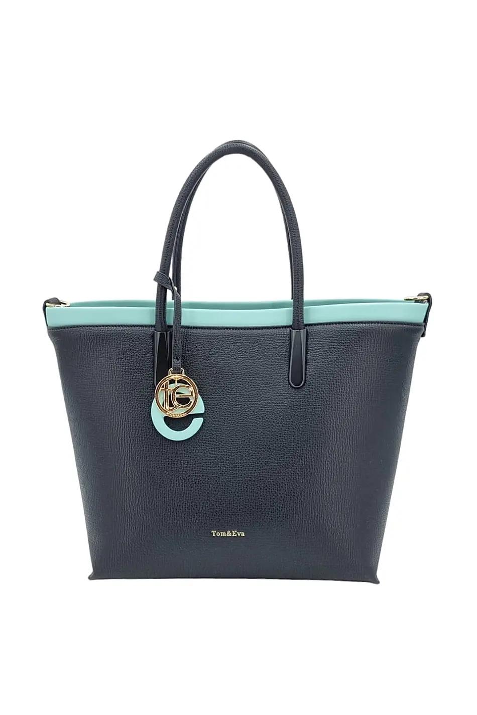 Módní černá dámská shopperka N677F