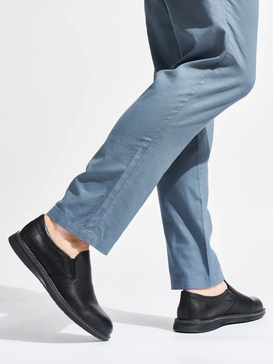 Exkluzívní polobotky pánské černé