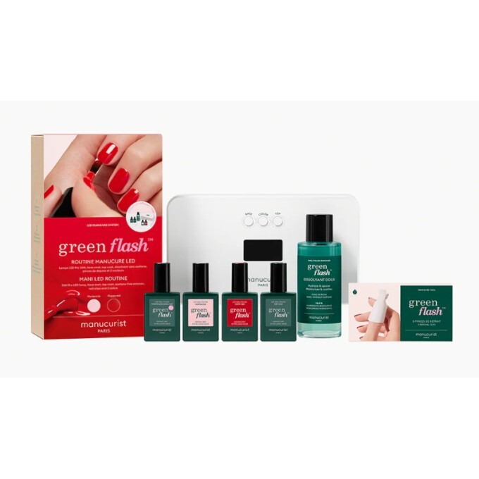 MANUCURIST - Green Flash – Pro Kit Hortencia & Poppy Red