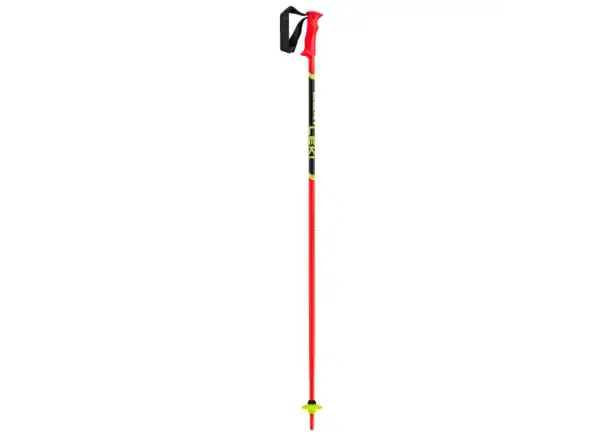Leki Racing Kids dětské sjezdové hole Bright Red/Black/Neon Yellow 95 cm