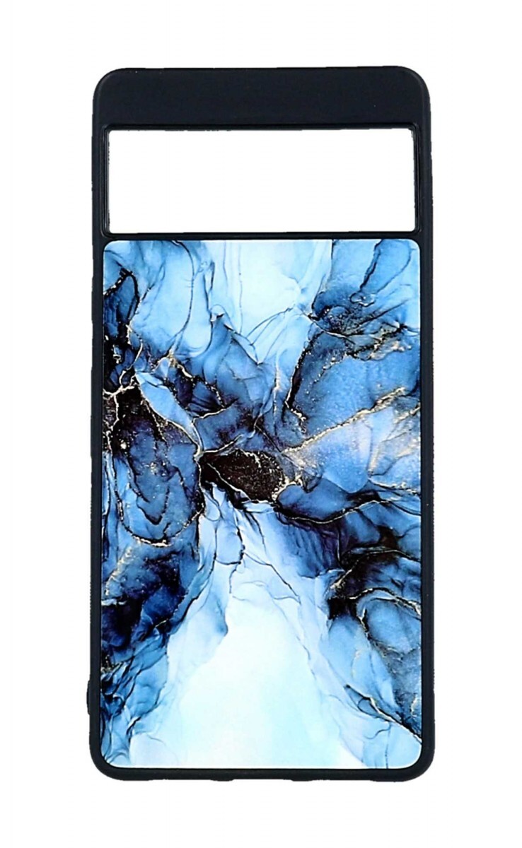 Kryt TopQ Marble Google Pixel 7 5G pevný Smoky Blue 143555