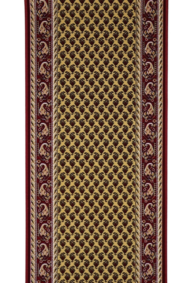 AKCE: 130x80 cm Protiskluzový běhoun na míru Inca 30 - obšitý ze všech stran, červená, chodba / předsíň, Associated Weavers