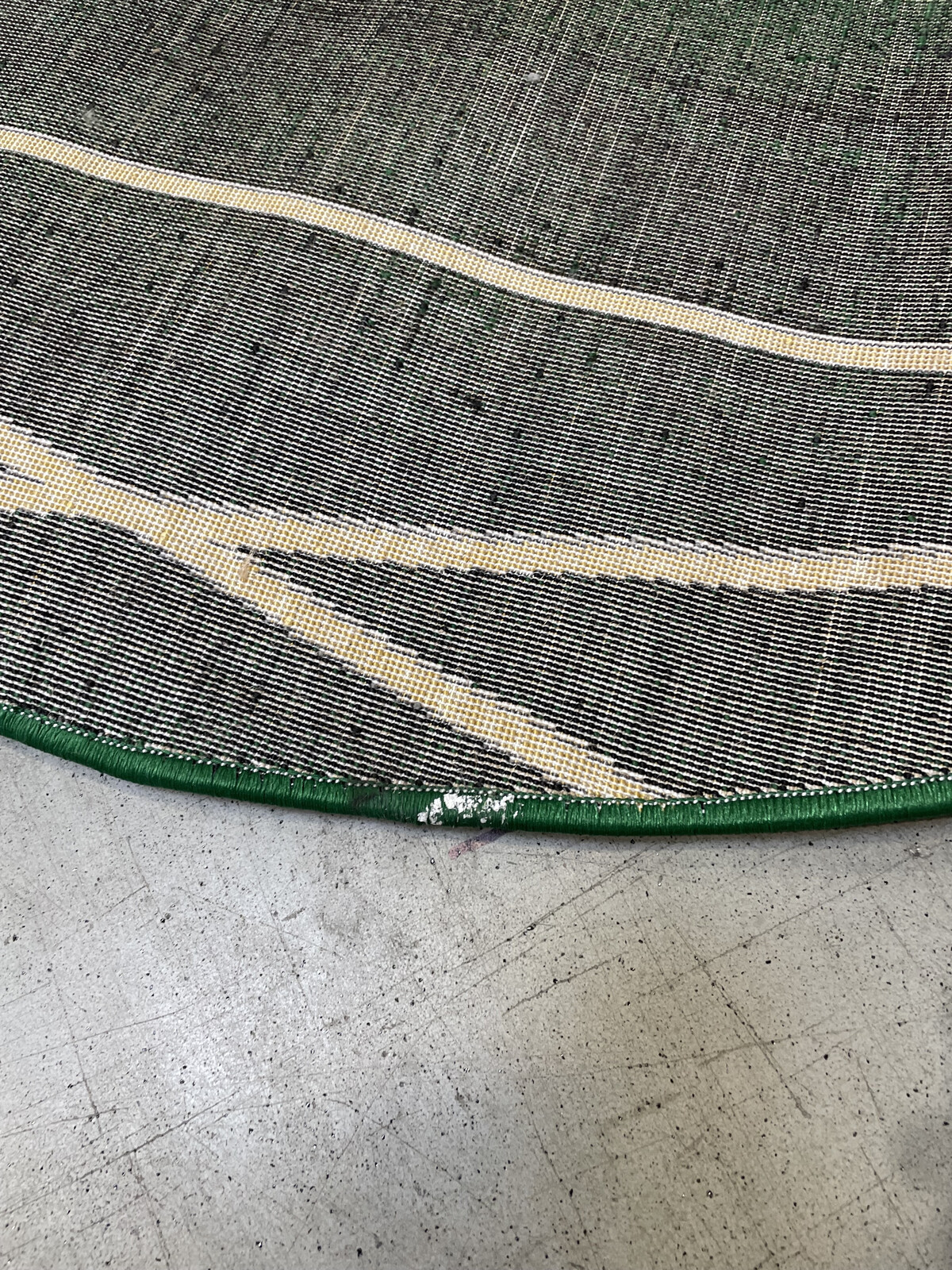 POŠKOZENÝ Kusový koberec Emerald 1022 green and gold kruh, 120x120 (průměr) kruh, zelená, ložnice, Dywany Łuszczów