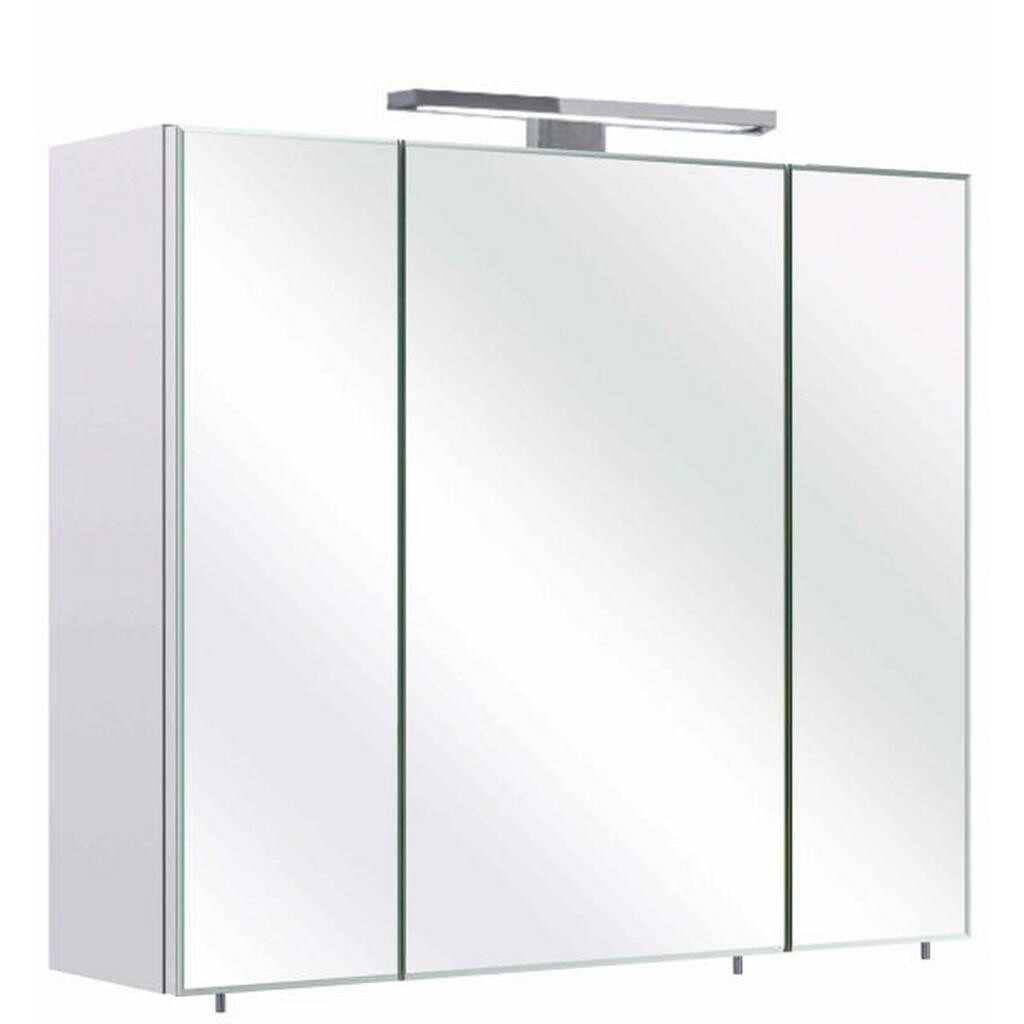 Xora ZRCADLOVÁ SKŘÍŇKA, bílá, 70/60/20 cm