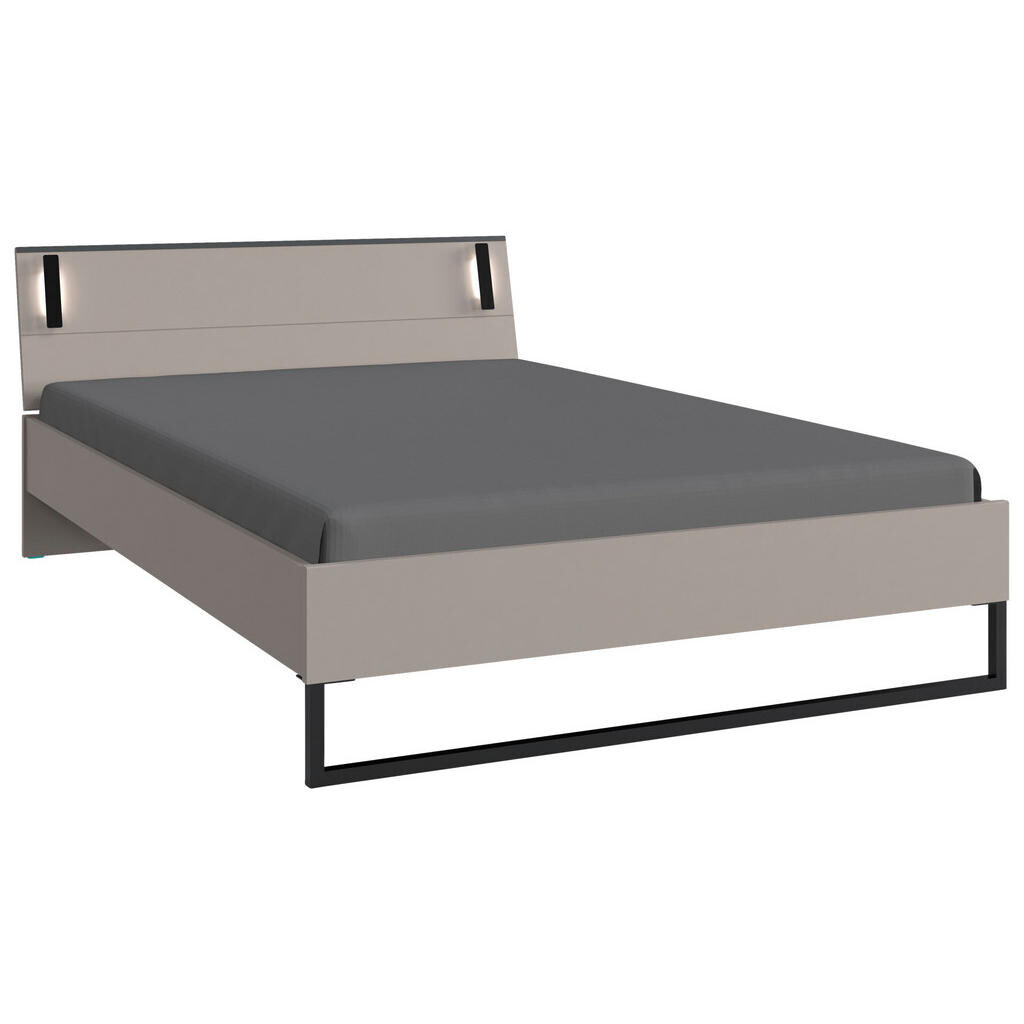 Carryhome POSTEL, 160/200 cm, šedá, Sahara