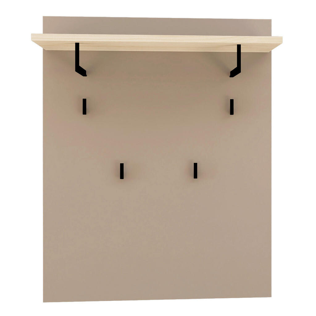 Voleo ŠATNÍ PANEL, šedohnědá, barvy dubu, 80/100/30 cm