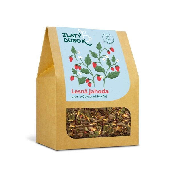 Sypaný čaj Zlatý Doušek – Lesní jahoda 50 g