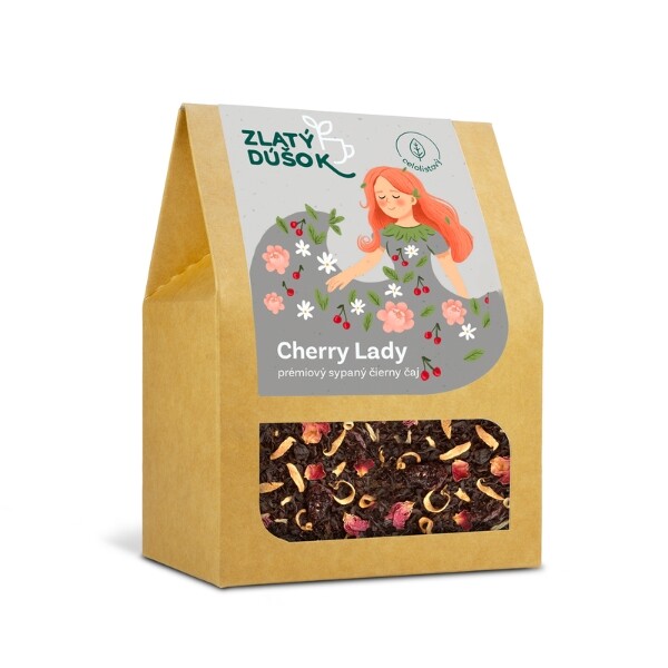 Sypaný čaj Zlatý Doušek – Cherry Lady 60 g