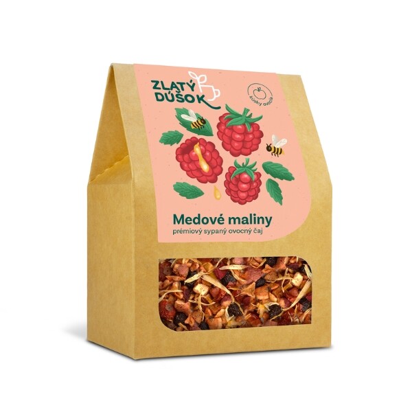 Sypaný čaj Zlatý Doušek – Medové maliny 100 g
