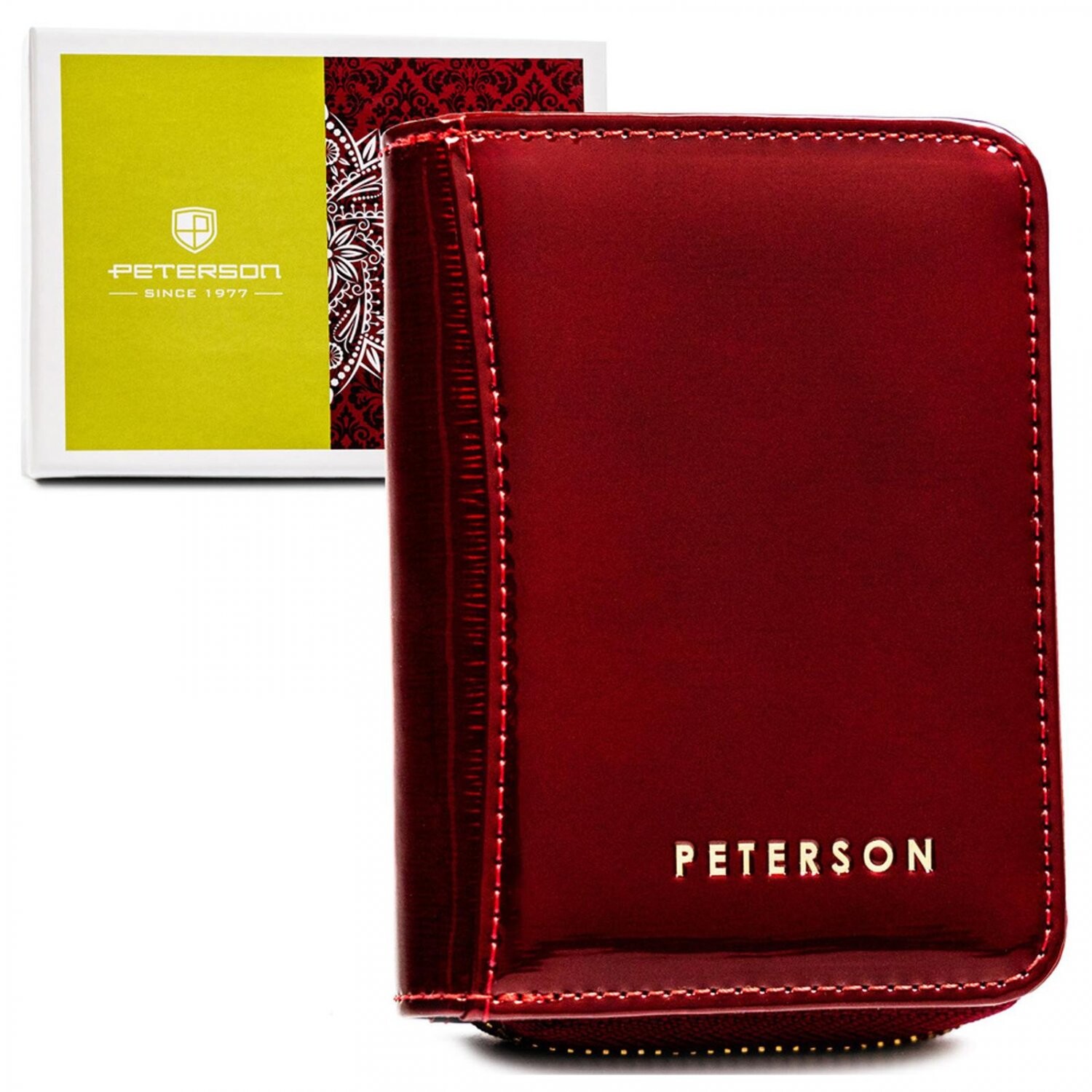 Dámská kožená peněženka červená - Peterson Inaya červená