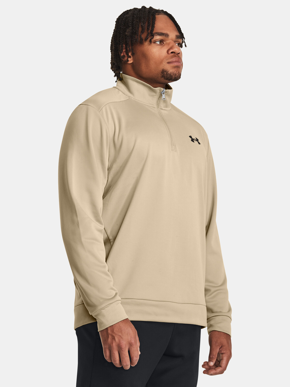 Pánská mikina Under Armour UA Armour Fleece 1/4 Zip-BRN - Pánské
